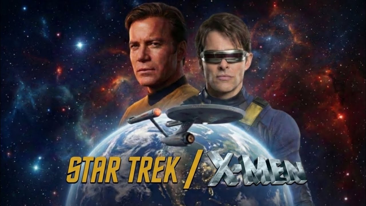 AI Generated WHAT IF: Star Trek vs X-Men – First Contact