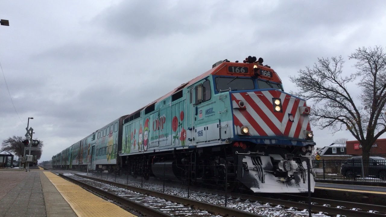 Metra Operation North Pole 2017 at Mount Prospect, IL