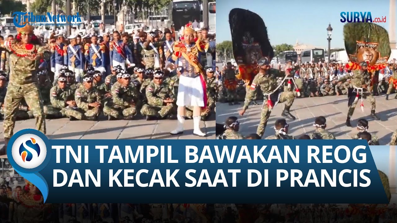 KEREN! Ini Latihan Rahasia TNI Sebelum Buka Parade Bastille Day di Paris Tampilkan Reog & Kecak!