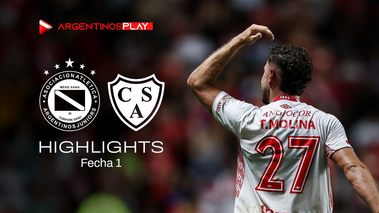 Argentinos-Sarmiento//HighLights Apertura LPF 2026 🏆 Fecha 1