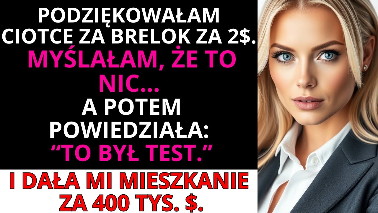 Podziękowałam cioci za brelok za 2$ — a ona dała mi mieszkanie za 400 tys. $