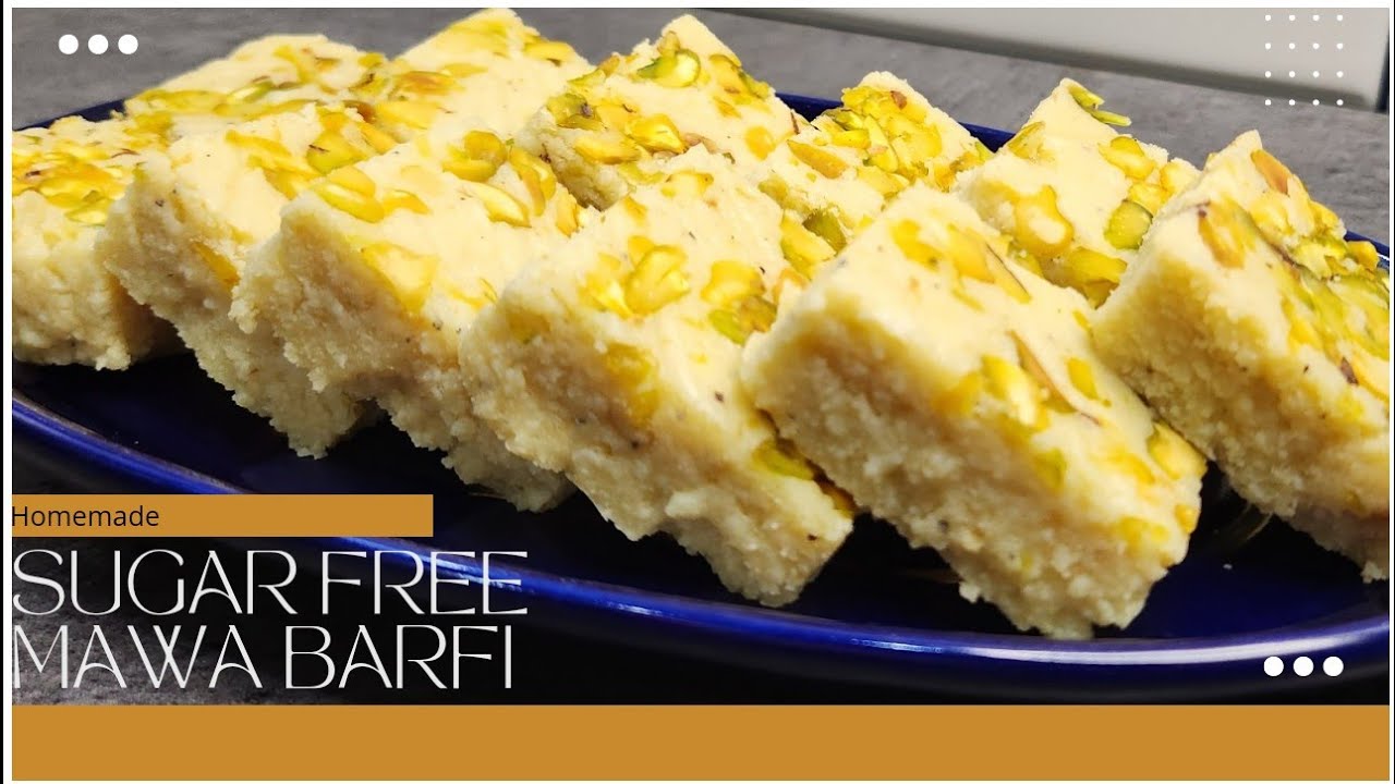 Sugar Free Pista Mawa Barfi Recipe | सिर्फ 3 चीज़ों से बनाएं बर्फी