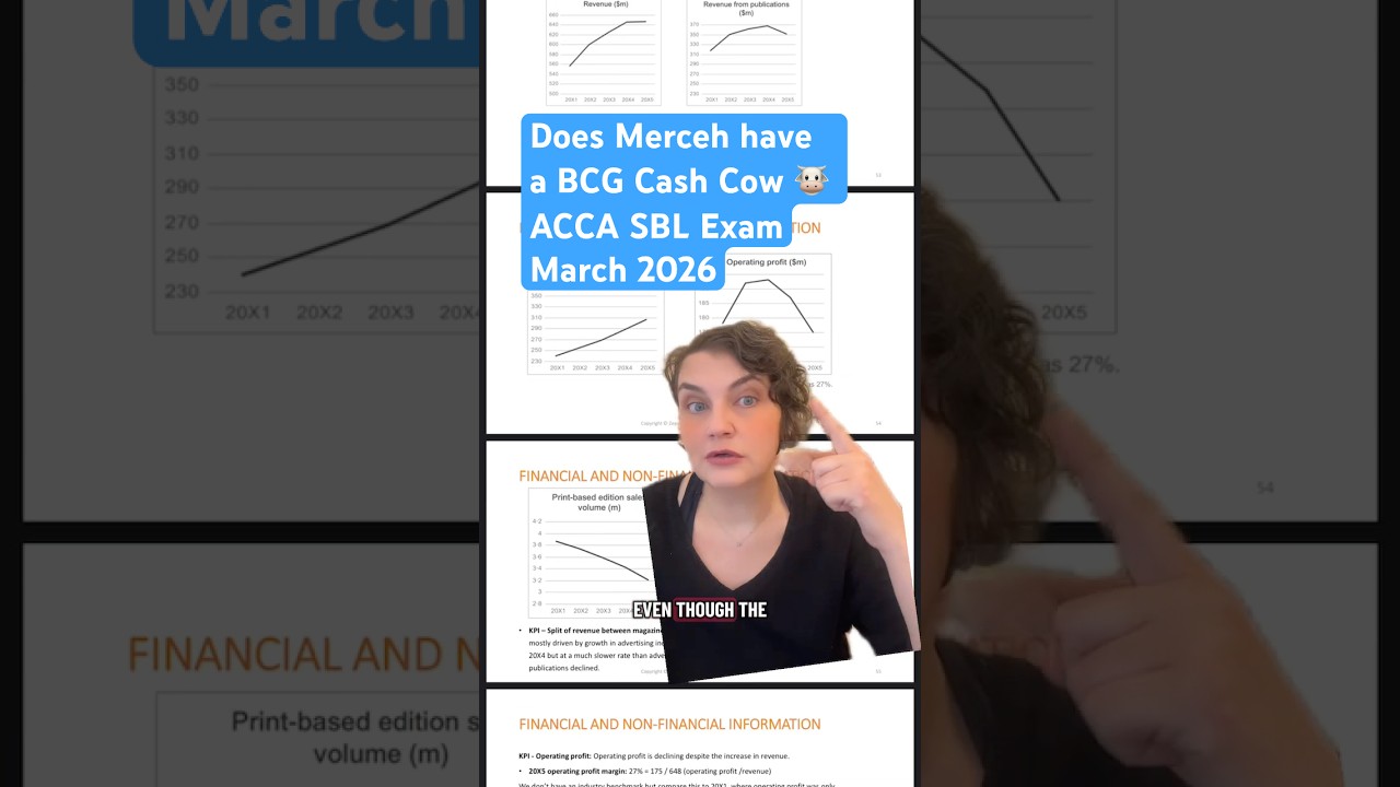 ACCA SBL March 2026 Merceh Co 💰🐮  Is that a cash cow  🤔  #acca #accaexams #accastudents #accasbl