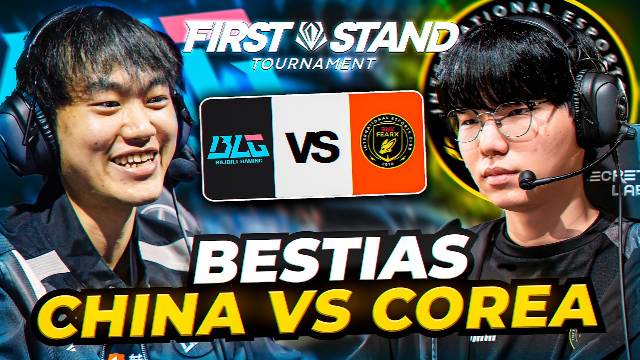 EL PRIMER CHINA VS COREA ES UNA LOCURA!! - BFX vs BLG | First Stand (Grupos)
