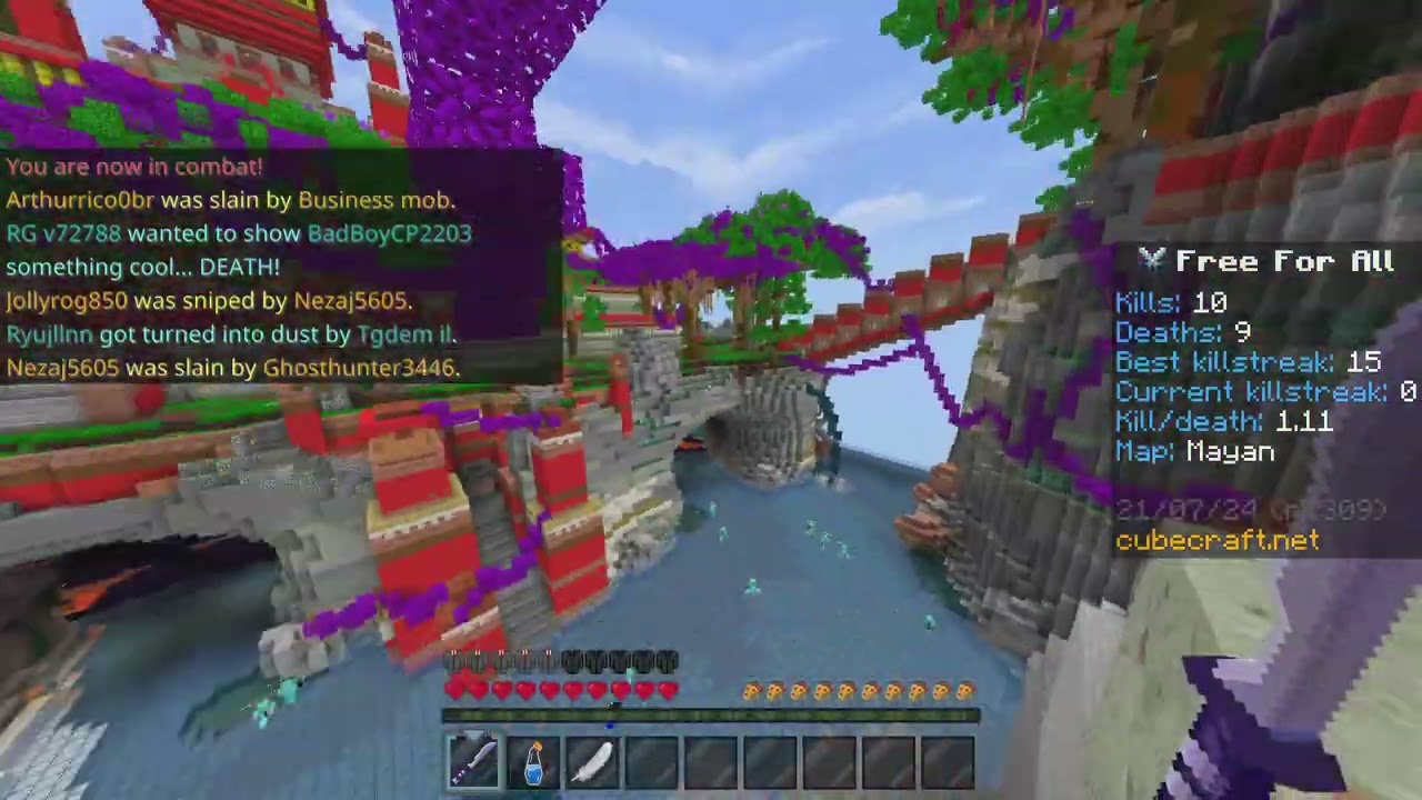 Show casing new assassin kit in cubecraft