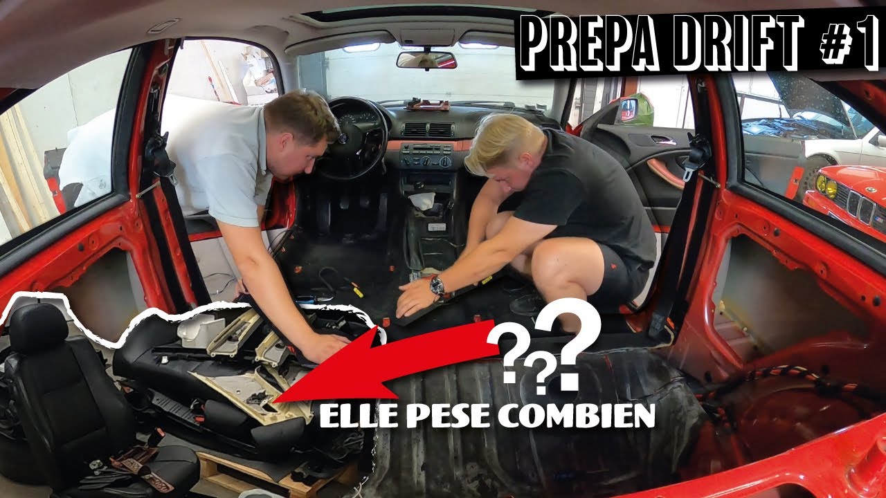 ON VIDE LA E46, PREPA DRIFT #1