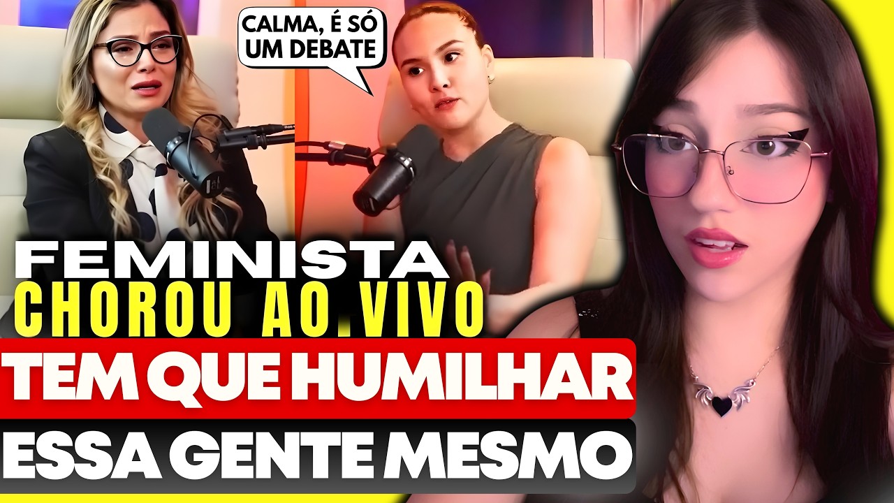 REACT | ESSA FEMlNlSTA FOI HUMlLHADA E COMEÇOU CHORAR AO VIVO😅