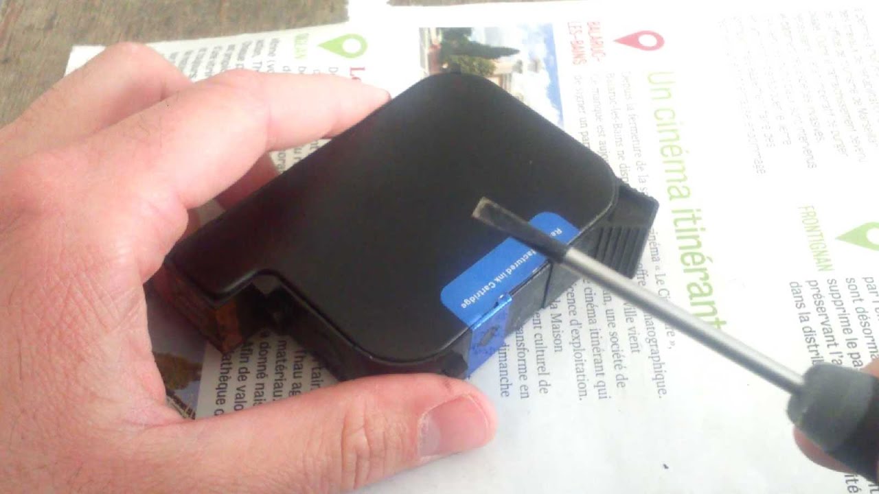 [Tuto] Démonter et réparer une cartouche d'encre HP 815C