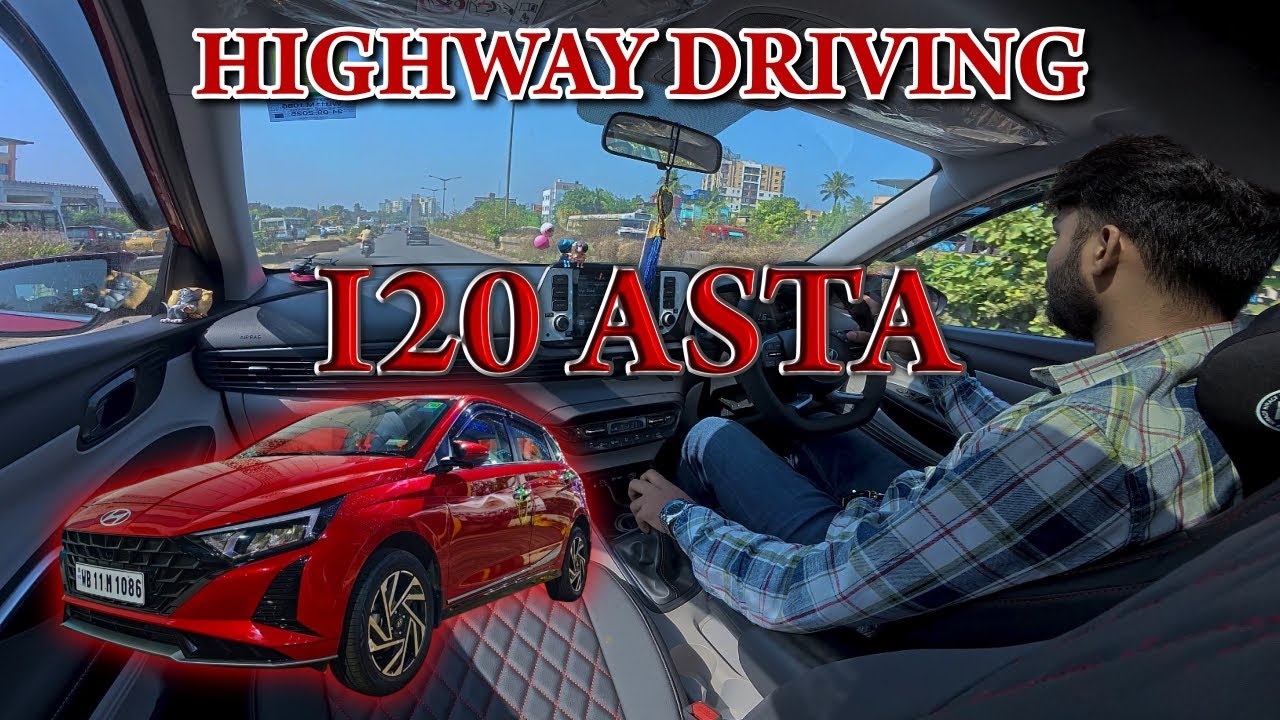 2025 HYUNDAI I20 ASTA MANUAL | DETAILED DRIVING | HIGHWAY DRIVING | (82BHP & 114.7NM) 1197CC ENGINE