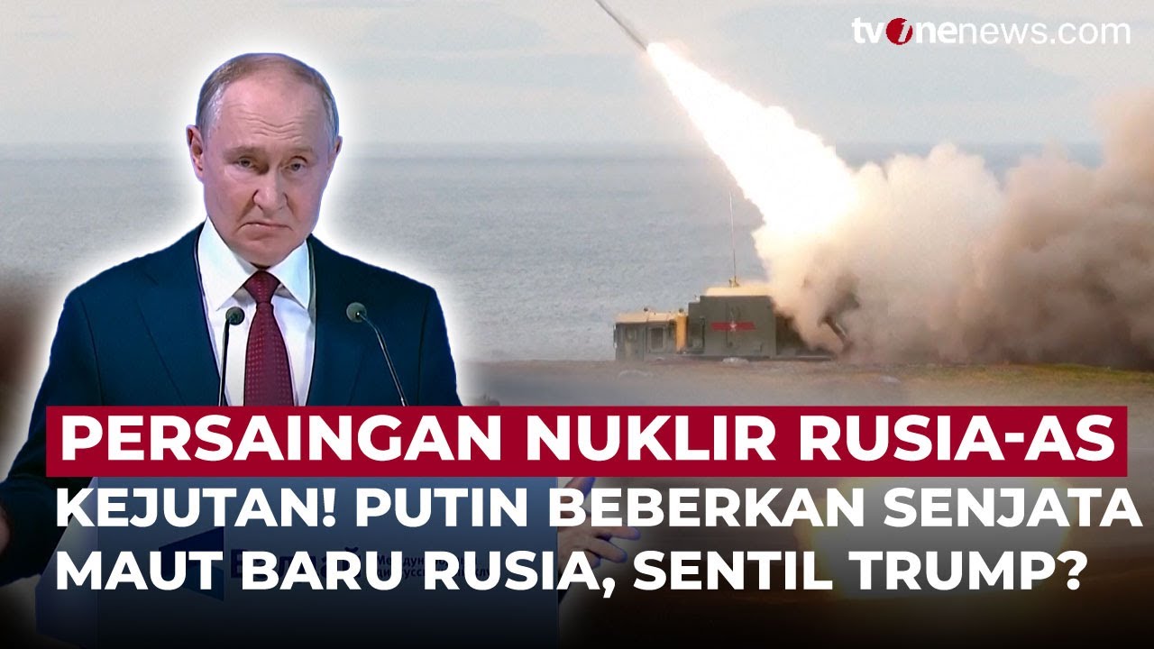 Kejutan! Putin Beberkan Senjata Baru Rusia, Sentil Langsung Persaingan Nuklir AS | OneNews Update