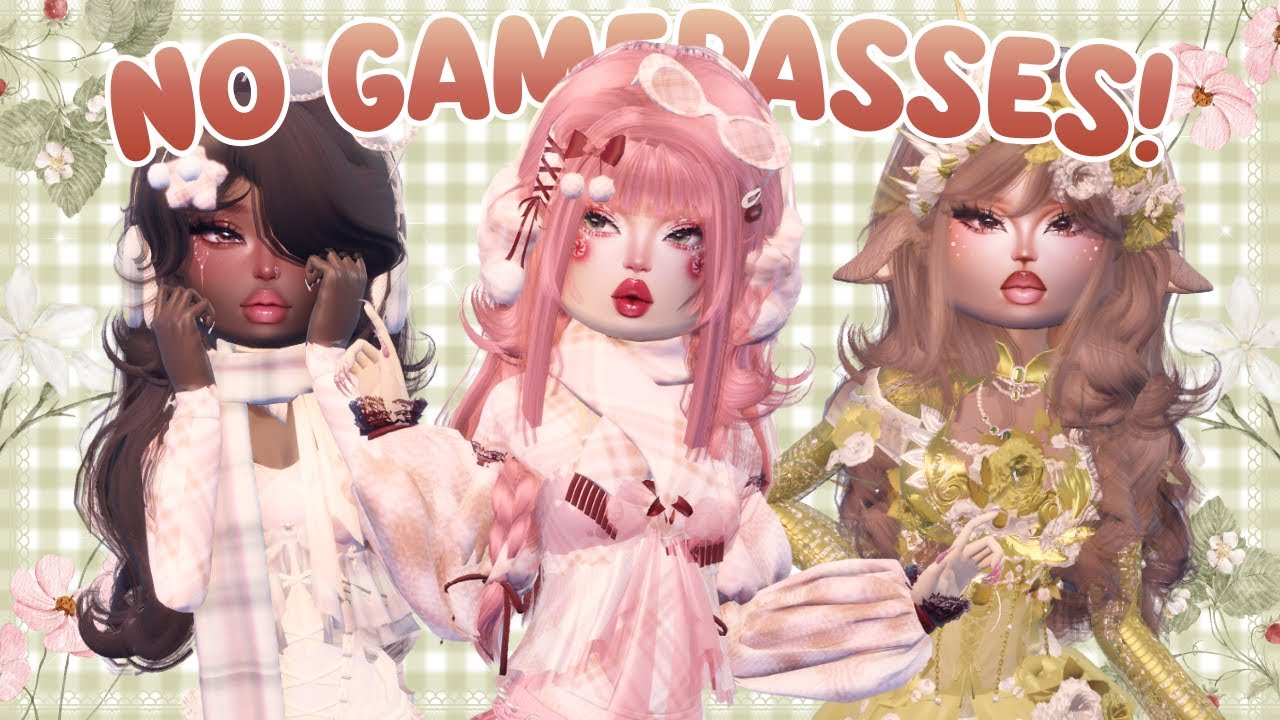 *NO GAMEPASSES* CHALLENGE in *DRESS TO IMPRESS!!!*