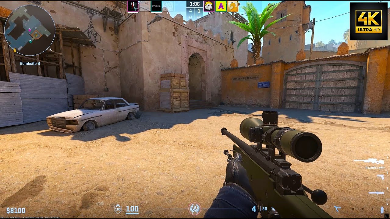 CS2 Dust2 Full Competitive Gameplay | Hitman 19 Kills Quad Kill | The Hitman Arena