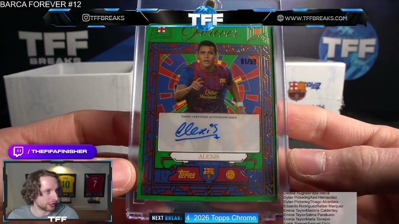 Коллекционная карточка Topps Barcelona Forever 2025-26, 6 коробок, номер PYP #12
