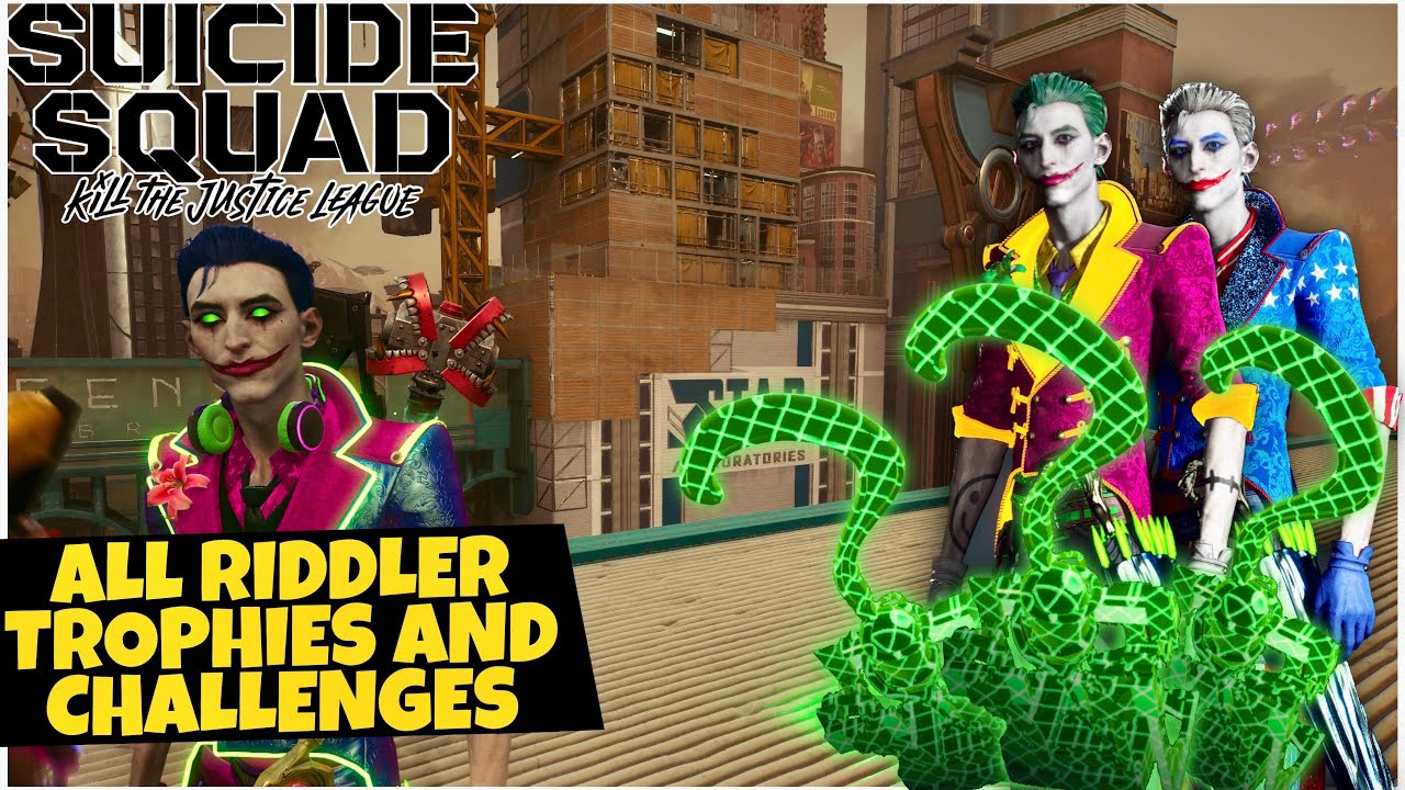 All Riddler Trophy Locations And Challenges Season 1 Suicide Squad: Kill the Justice League Tutorial