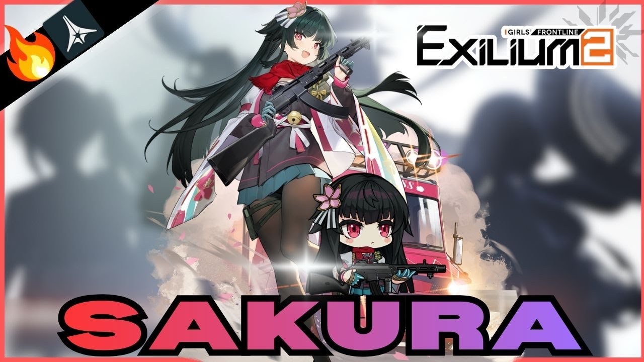 🔥SAKURA en Girls Frontline 2 Exilium👉¿SKIP, PULL, DUPES, EQUIPOS Y MÁS🔥