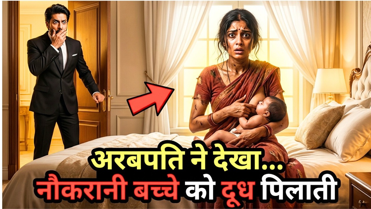 करोड़पति ने नौकरानी को अपने बच्चे को दूध पिलाते देखा, फिर जो हुआ सब हैरान रह गए