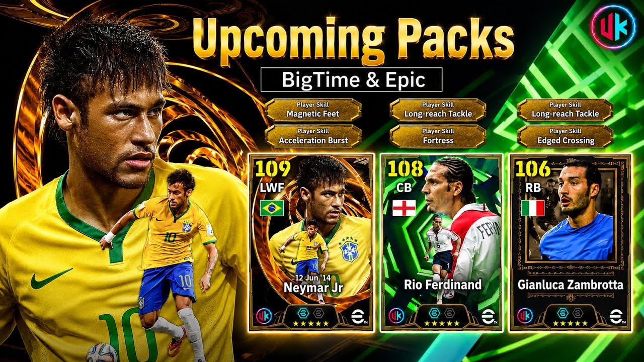 UPCOMING PACKS ALL DETAILS🎁 ( Monday & Thursday) LEAKS Update eFootball 2026