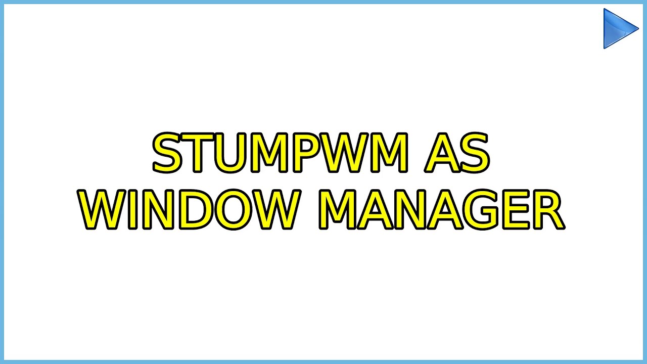 Ubuntu: StumpWM as window manager