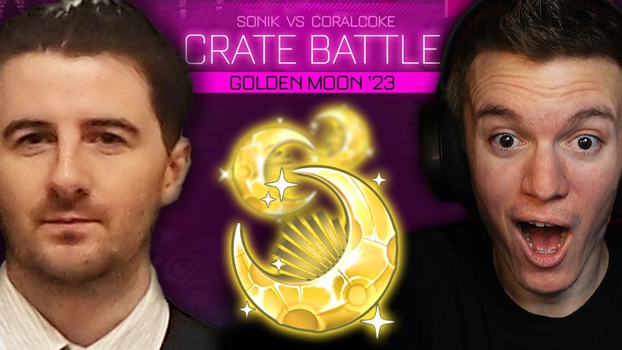 *LUCKIEST* GOLDEN MOON '23 CRATE BATTLE IN ROCKET LEAGUE HISTORY!