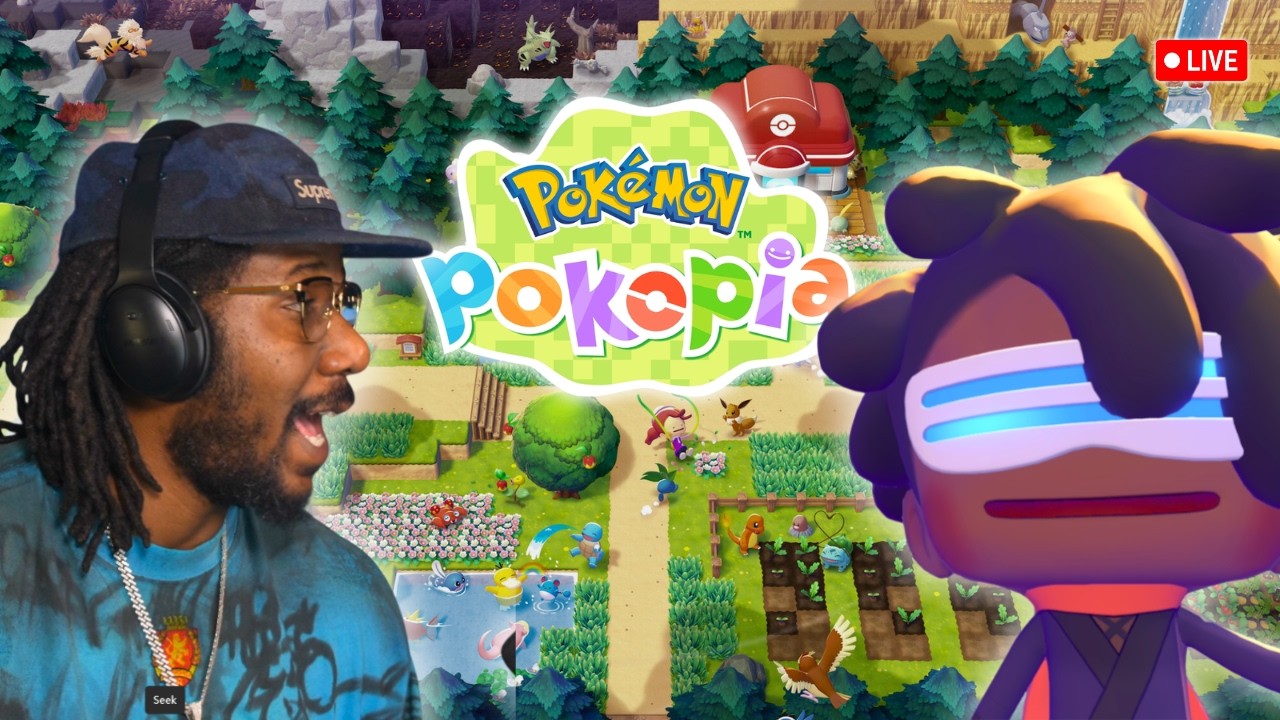 🔴 LUCKY AFTER DARK 🌙 Chill Pokopia Grind | Pushing to Beat the Game