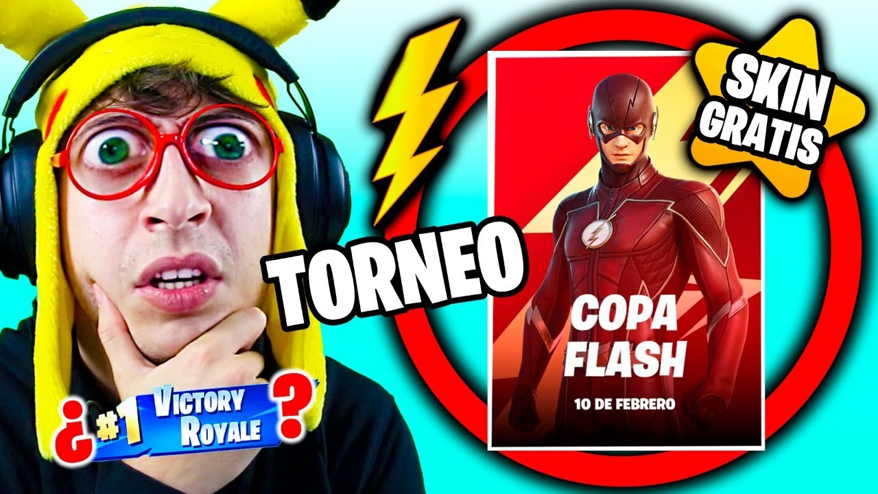 Jugando TORNEO ⚡FLASH⚡ de Fortnite en DIRECTO!! (NUEVA SKIN de SUPERHÉROE MARVEL gratis)