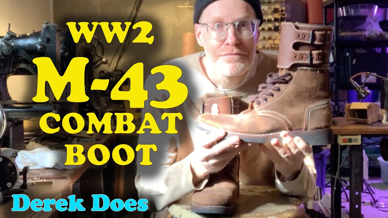 M43 Combat Boots on Derek Does.