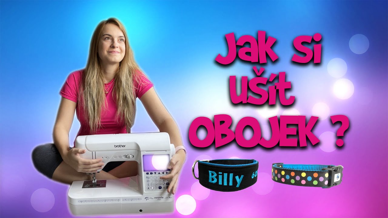 Jak si doma ušít obojek pro pejska ? Zde máš návod :)