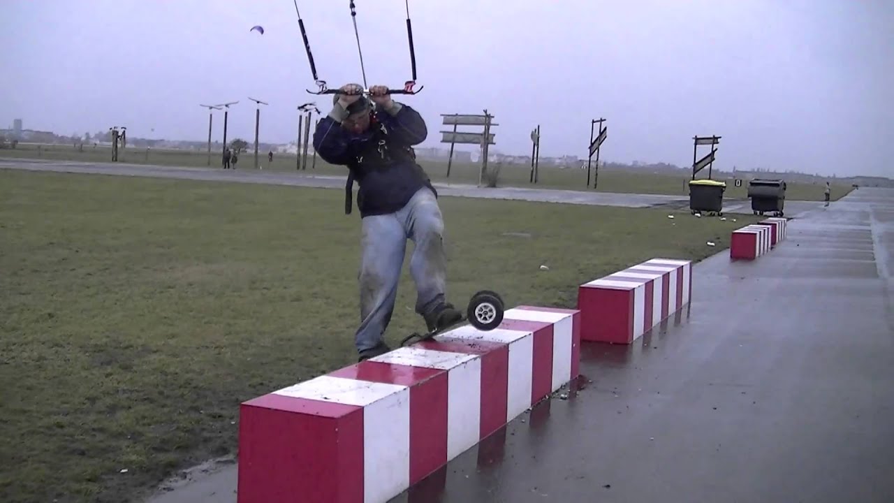 Kite Landboarding SturmSession Tempelhof  6.-7.2.11