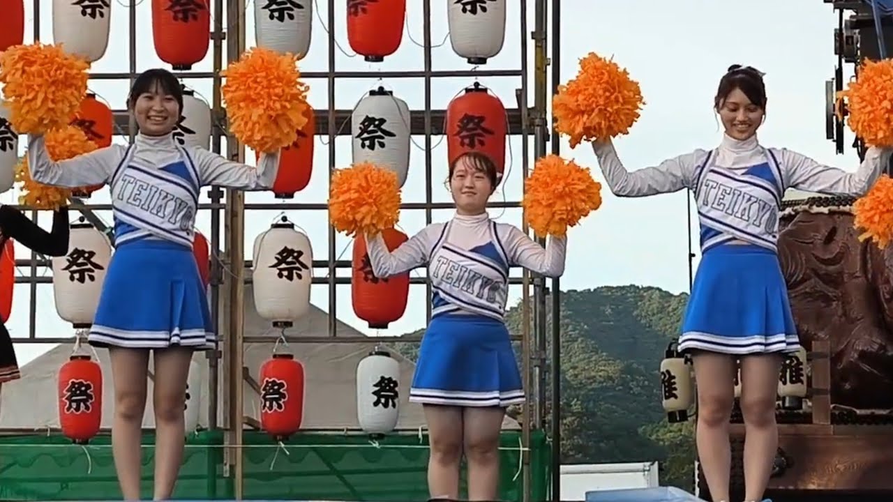 【チアリーディング】愛媛県立宇和島東高等学校津島分校 チアリーダー部SOUTH EAGLS & 帝京第五高等学校チアリーディング部ブルースターズ(BLUE STARS) 2025 8/17