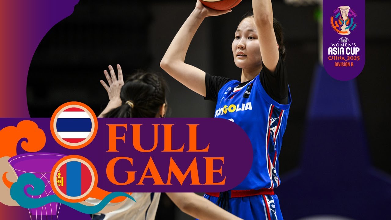 Thailand 🇹🇭 vs. Mongolia 🇲🇳 | Full Game | FIBA #AsiaCupWomen 2025  - Division B
