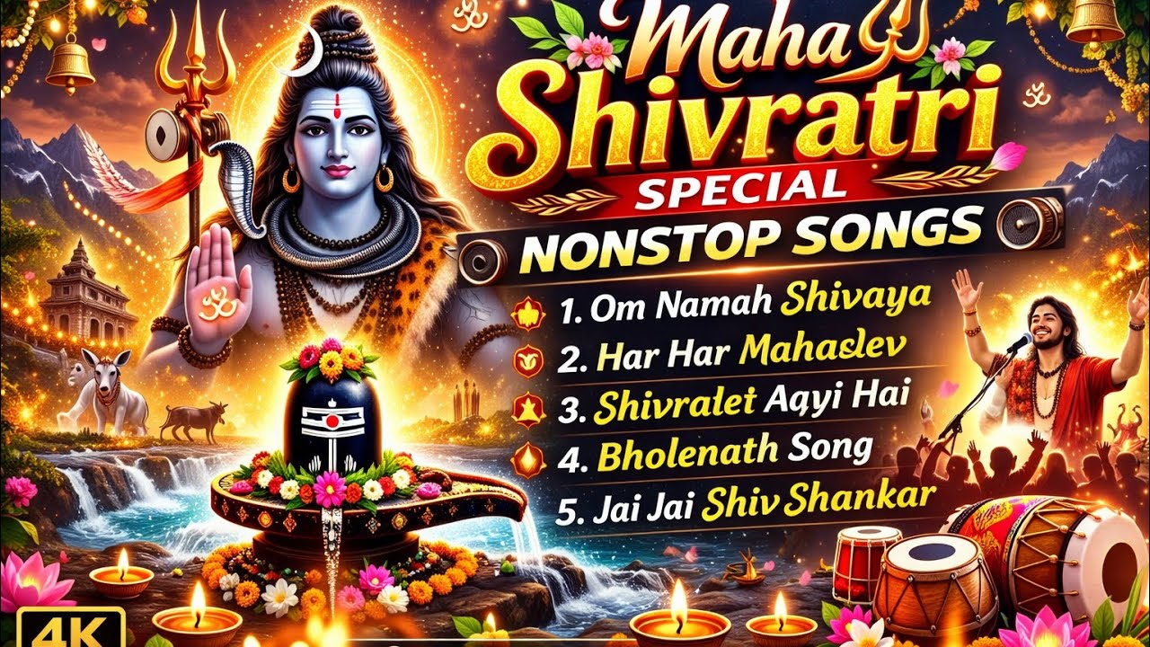 BEST HINDI MAHA SHIVRATRI BHAJAN| NONSTOP 2026| HAR HAR MAHADEV 🔱 | HAPPY SHIVRATRI DAY SPECIAL | ..