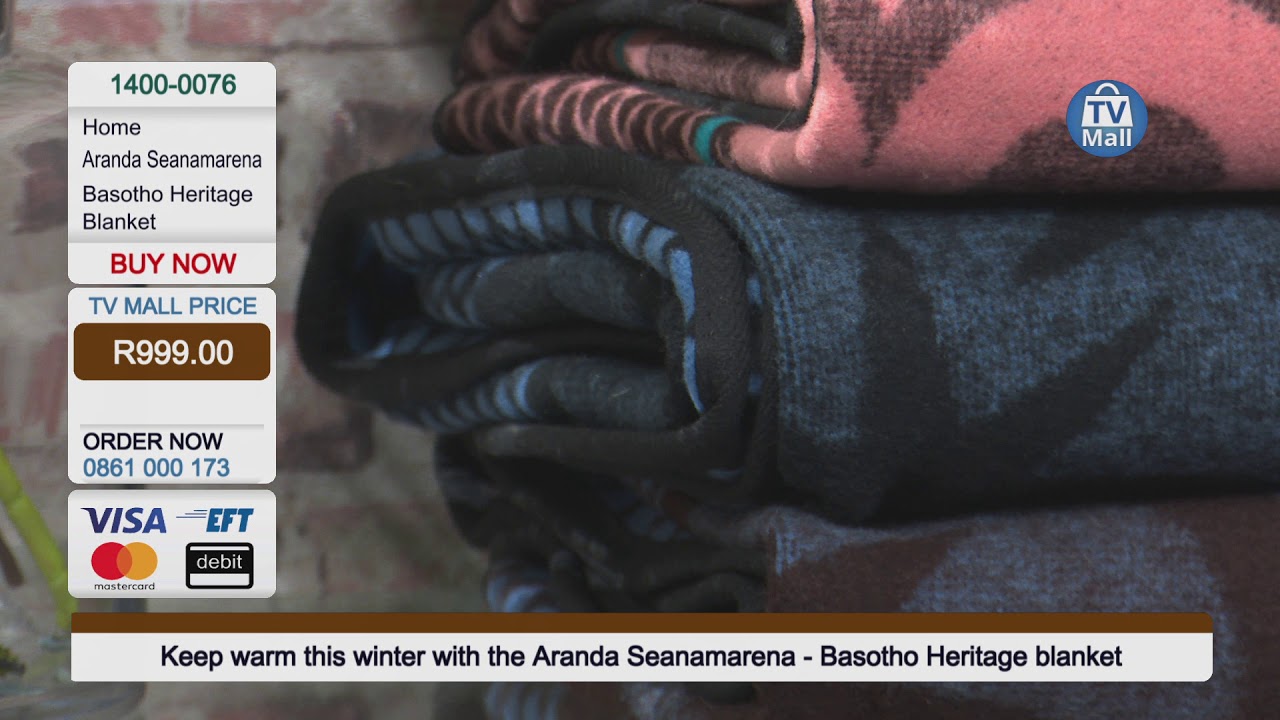 NEW PRODUCT LAUNCH! Aranda - Basotho Heritage - Seanamarena Blanket: 1400-0076