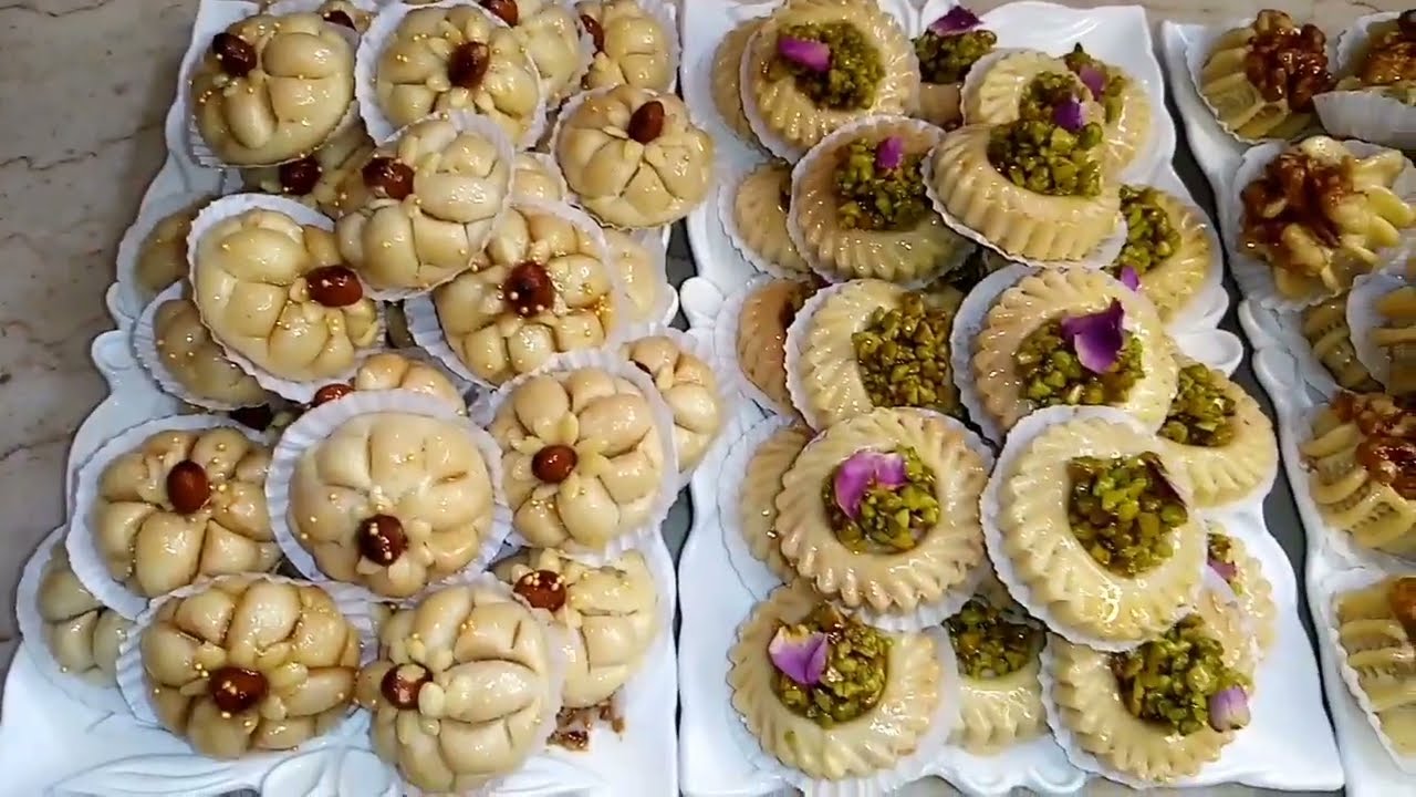 2 أشكال من حلويات اللوز من أسهل ميكون غتشكرني عليهم👏👏👏