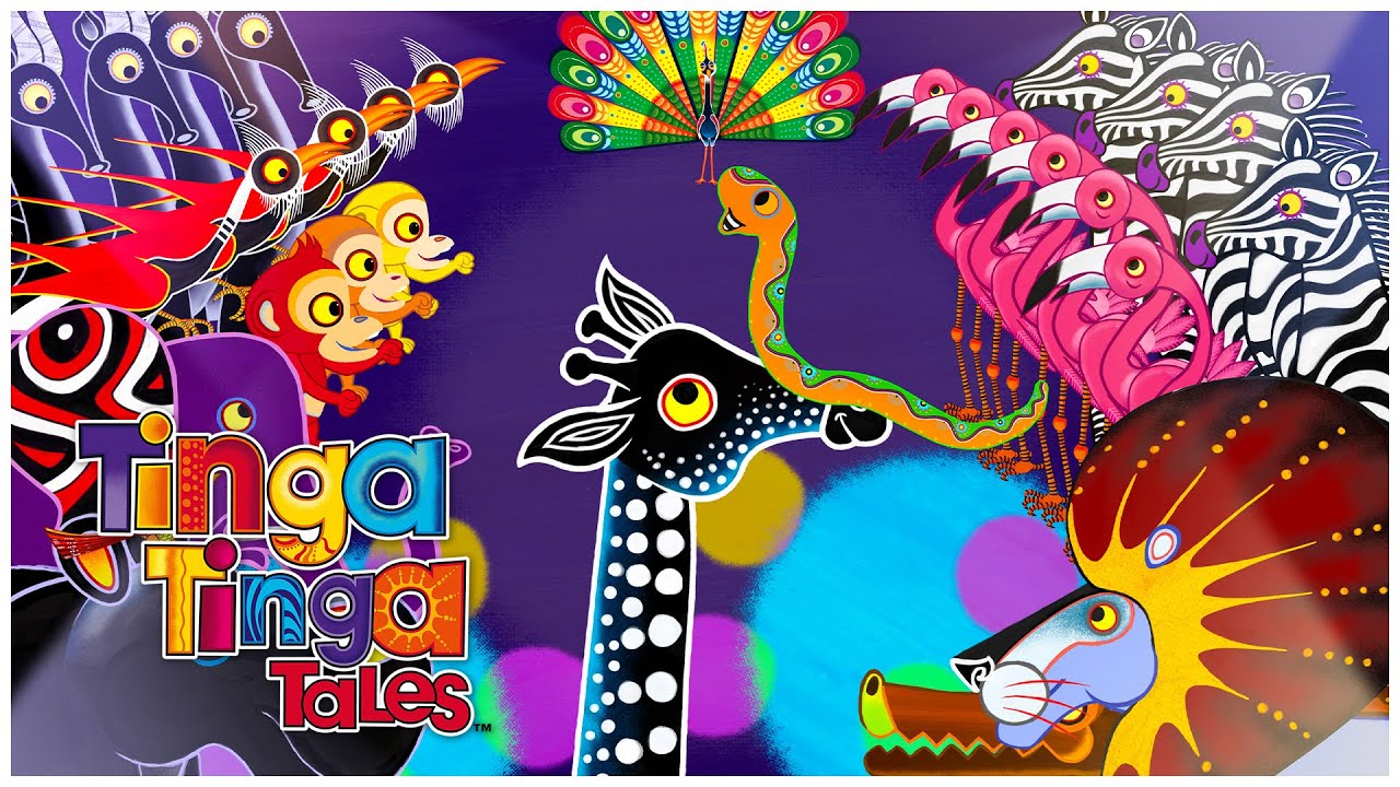 The Tinga Festival of COLORS! 🌈 | 1 Hour of African Animal Folk Tales | Tinga Tinga Tales Official