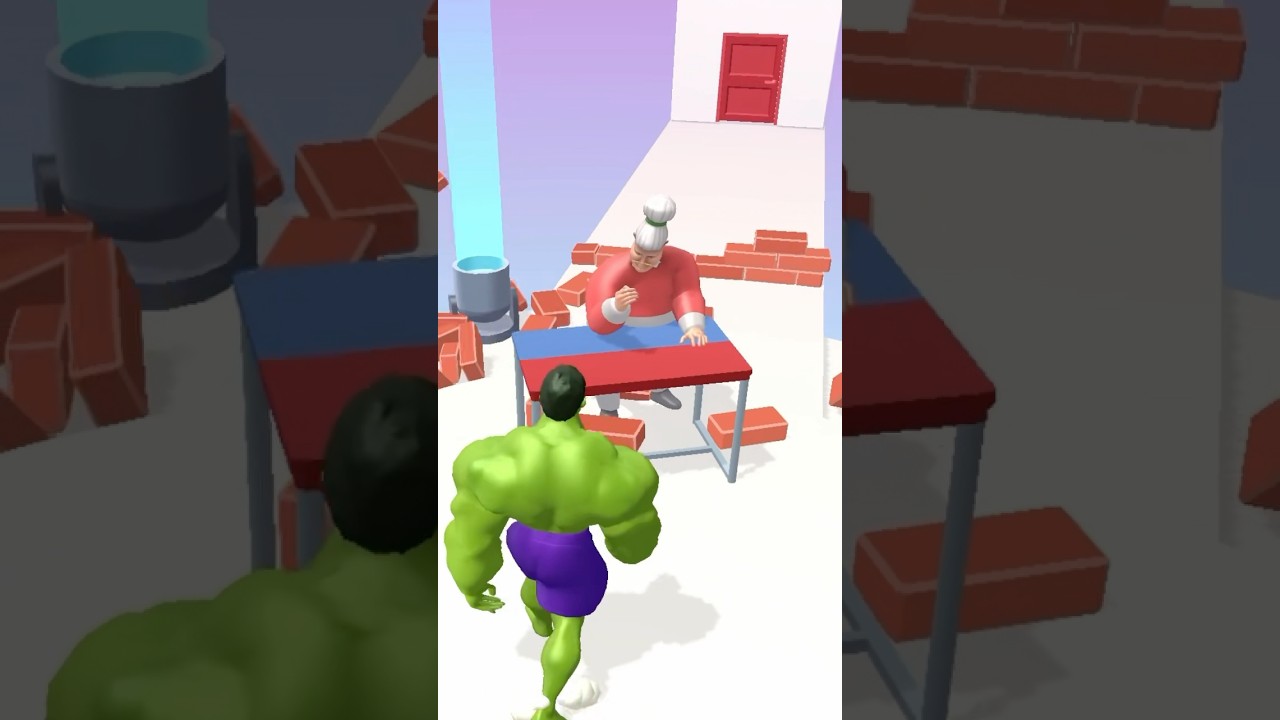 Muscle Rush Running 💪🏃 #shorts #gaming #funny #fyp