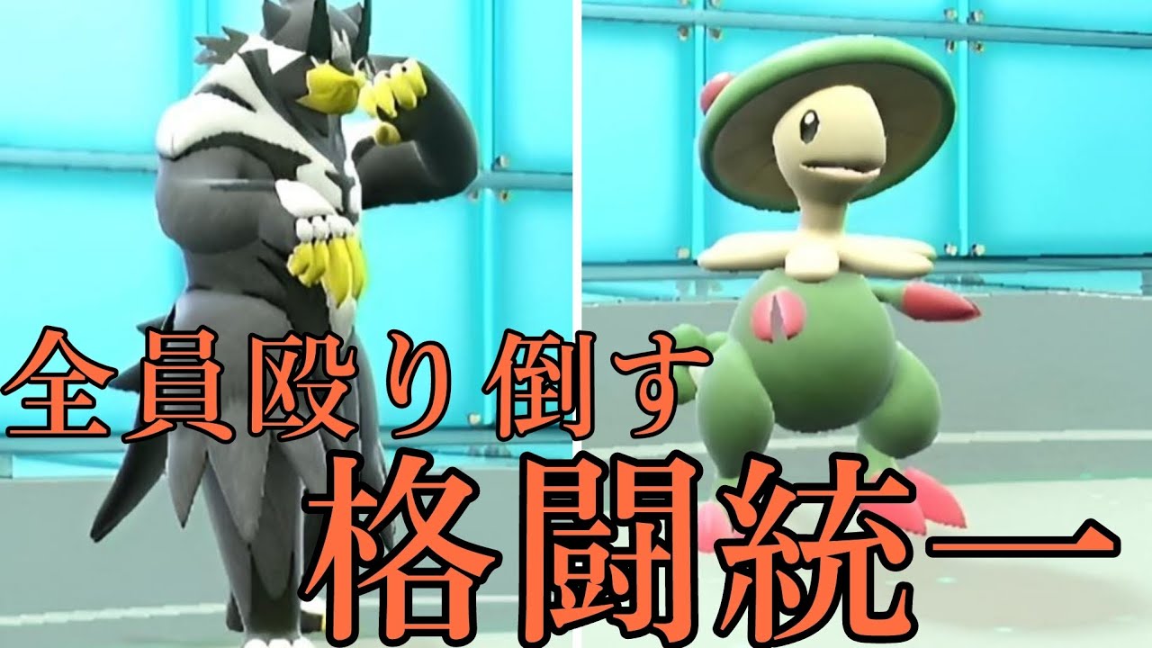 初手から超火力で圧倒してそのまま押し切る格闘統一【ポケモンSV】