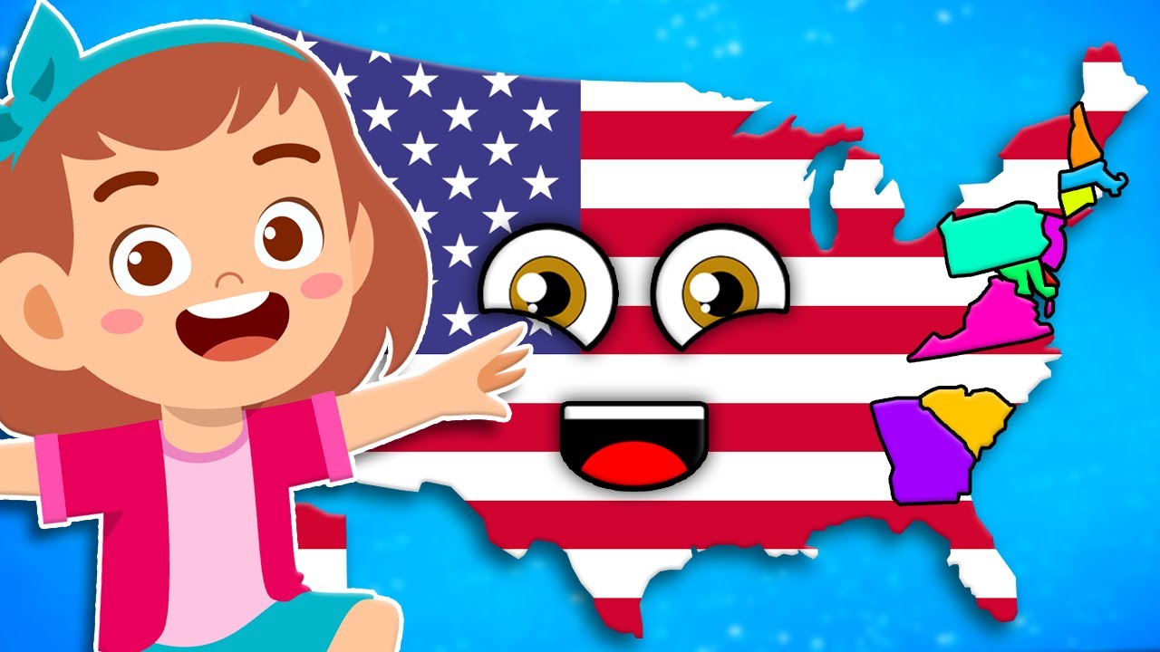 Explore The First 10 US States To Be Granted Statehood! | Songs For Kids | KLT Geography
