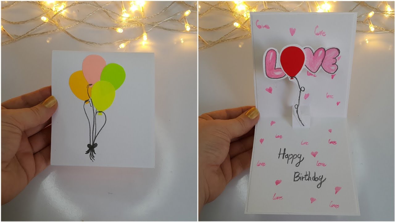 Handmade Pop‑Up Birthday Card 💌