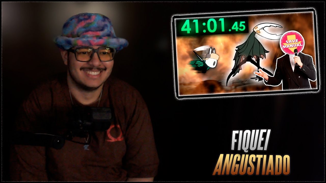 SAVE MANUAL COLOCOU PRESSÃO NA WENDYJR! (Speedrun de Hollow Knight)