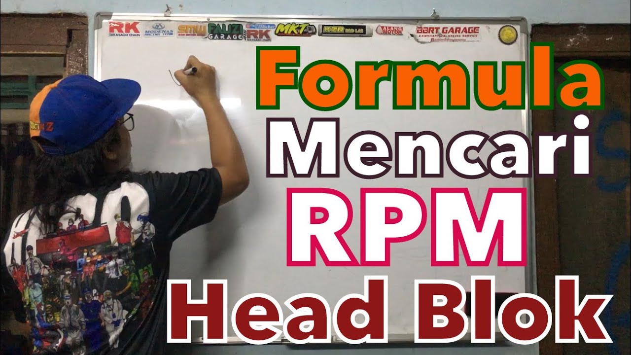 Formula Mencari RPM di head blok