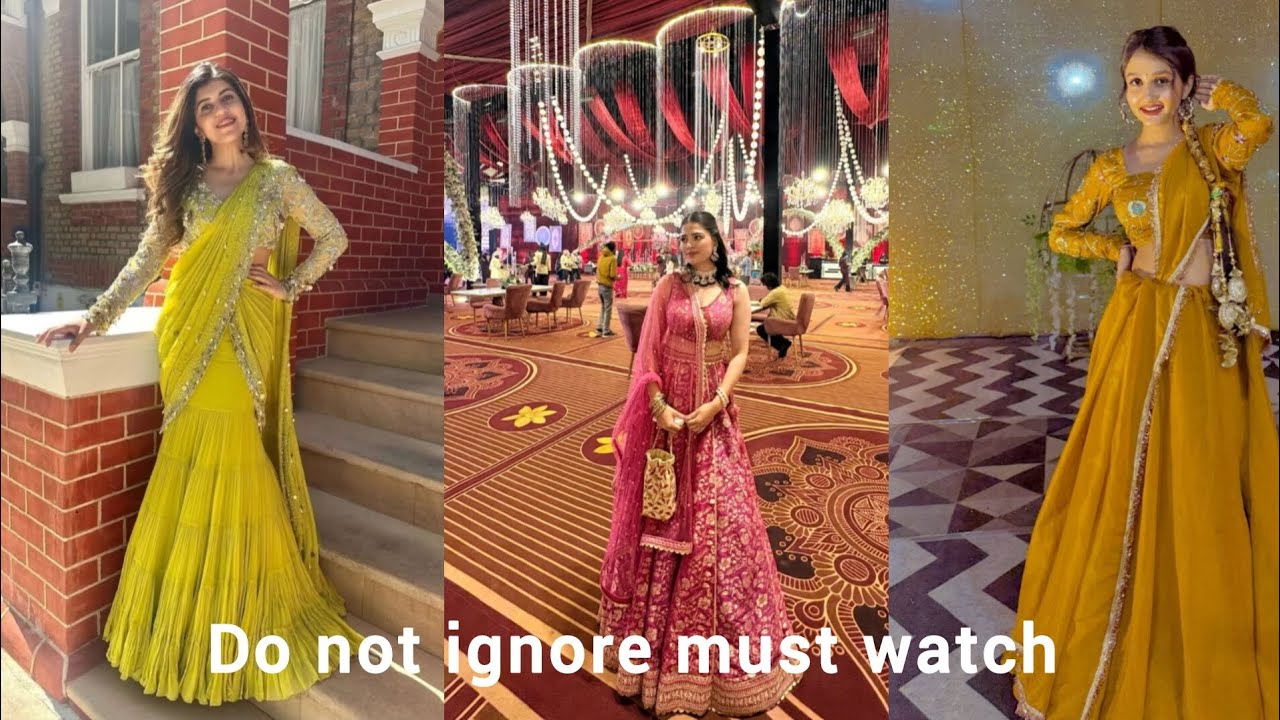 Stylish lhenga choli designs for girls 😍✅💯#style #fashion #trending #yt #viral 