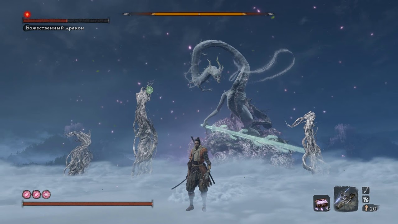 Sekiro 13. Divine Dragon / Божественный дракон (НГ+7, No damage)