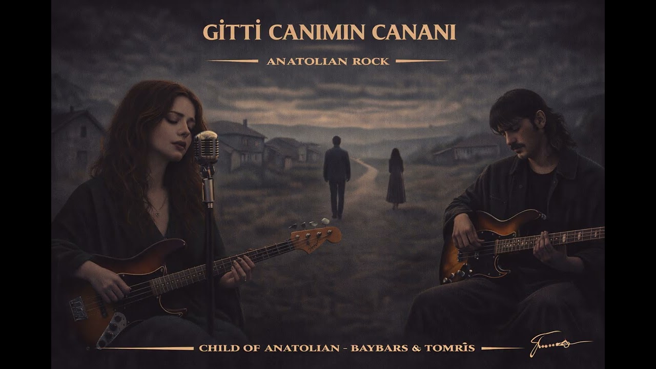GİTTİ CANIMIN CANANI  I  1970'S PSYCHEDELİC ANATOLİAN ROCK-COVER - TOMRİS