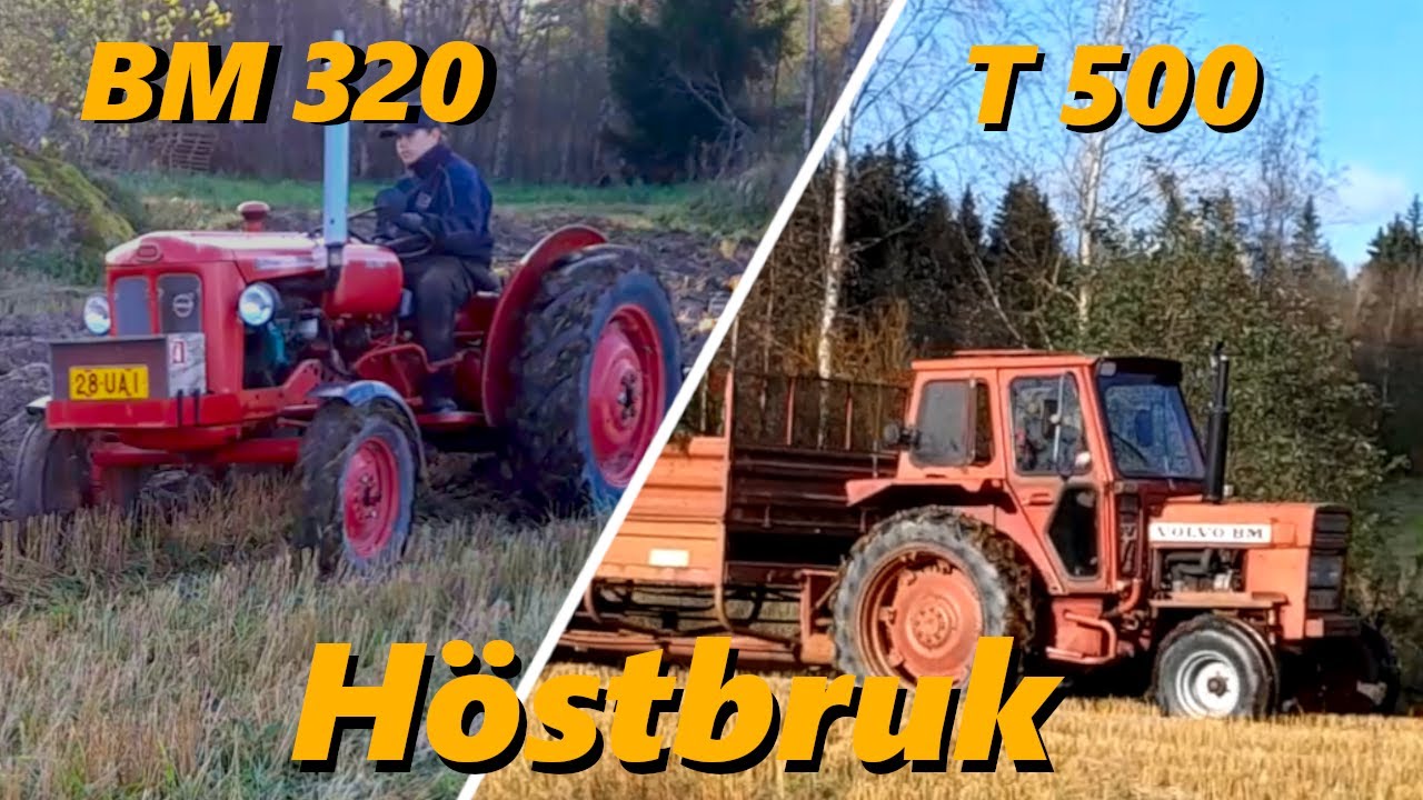 Höstbruk 2023 | GÖDSLAR OCH PLOGAR MED VOLVO BM 320 & T500