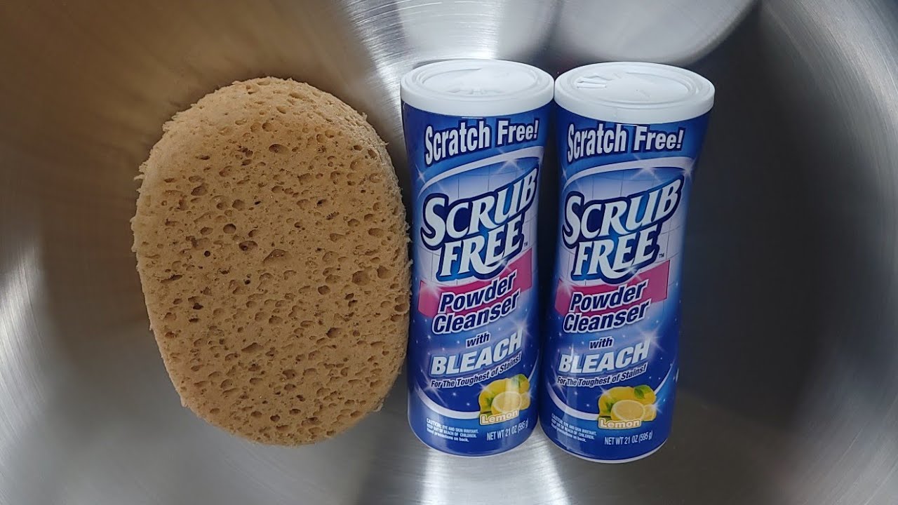 Scrub Free Powder and Hot Water!