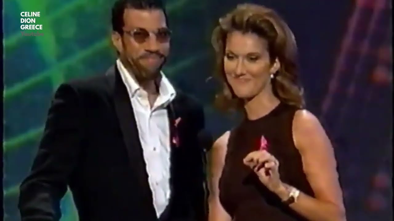Celine Dion & Lionel Richie present to Shania the American Music Award, Country Female Artist, 1997