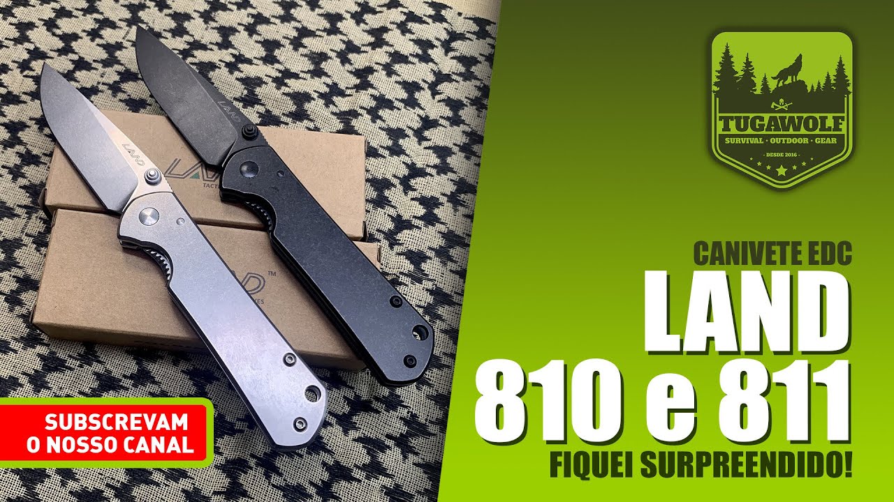Canivetes EDC Land 810 e 811 @tugawolfoutdoor