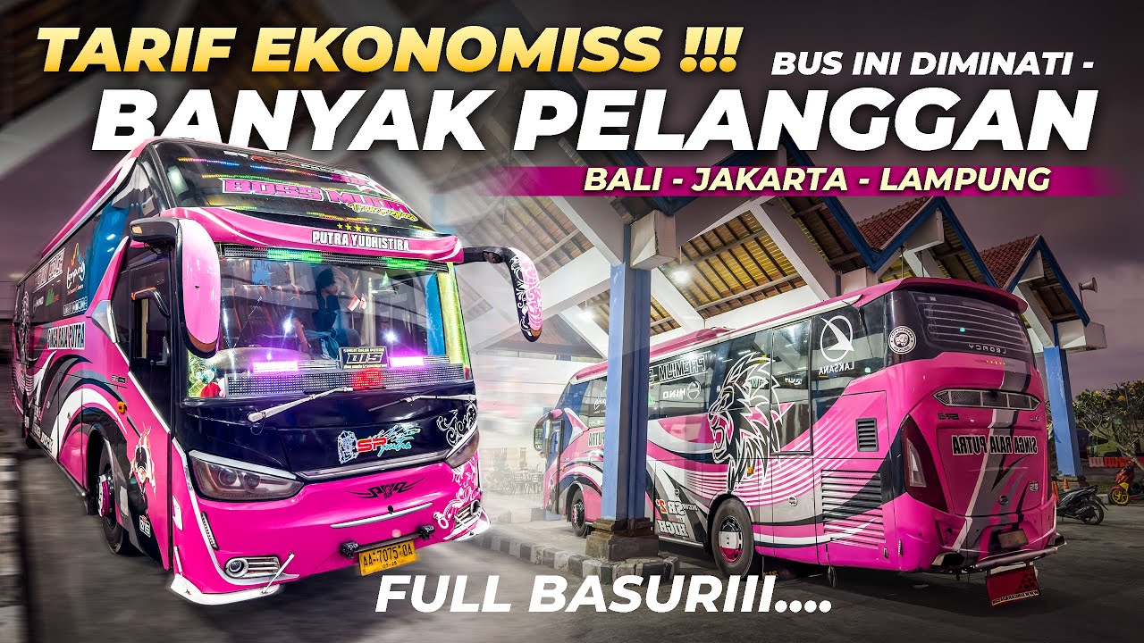 Bisa Naik dari BALI ke JAKARTA, Tarifnya Murah !! (Bus Singa Raja Putra #1)