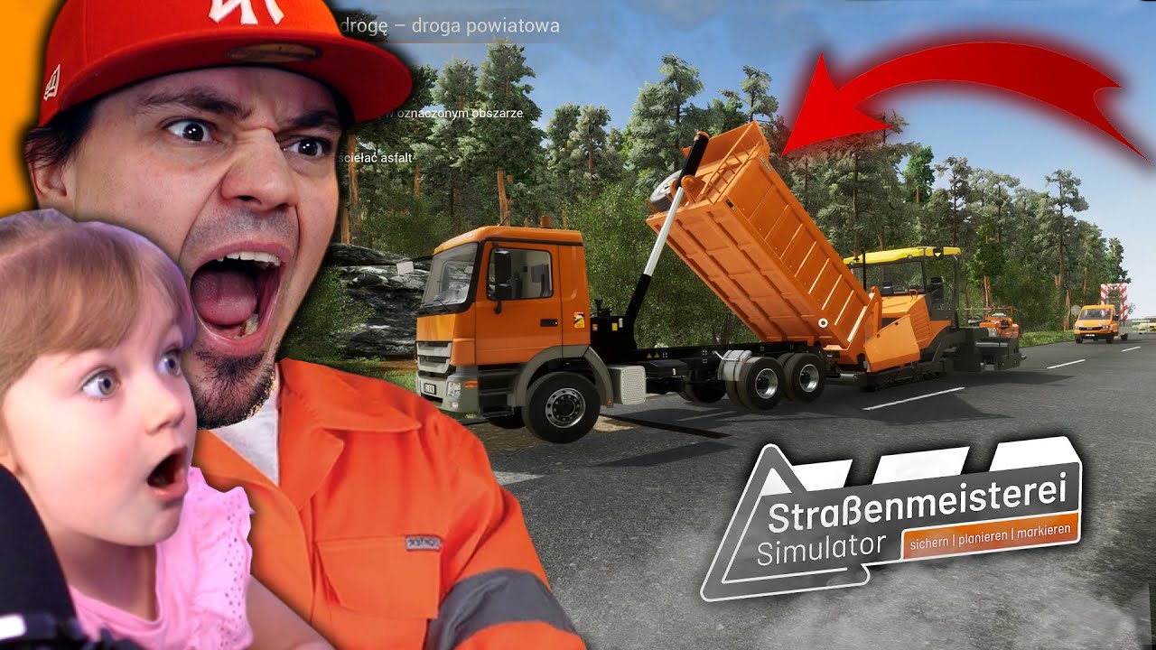Naprawiamy [NIEMIECKIE] autostrady i *LEJEMY BETON* w STRAßENMEISTEREI SIMULATOR 😁