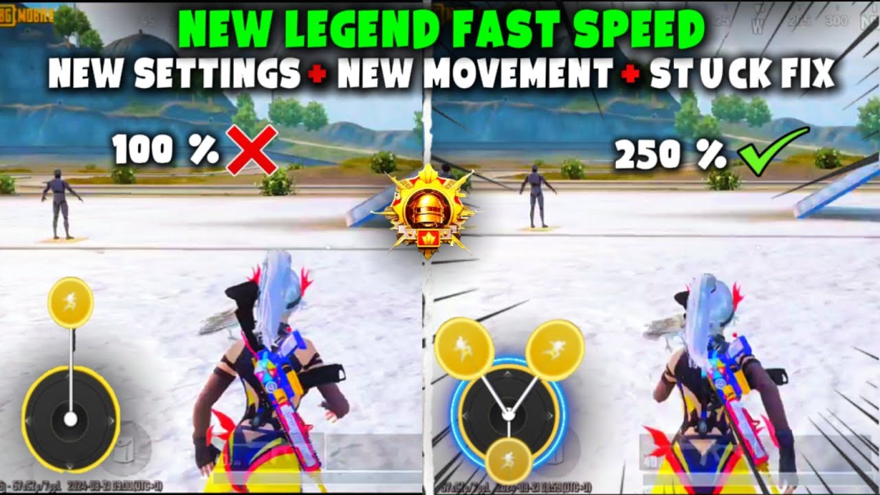Joystick Fast Movement In Pubg 🥶🔥Terbaik Movement Super Lincah |  Joystick Stuck Problem Fix | BGMI